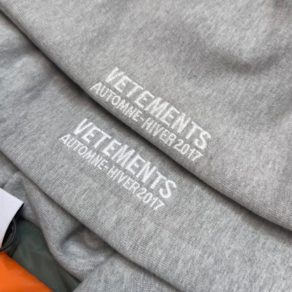 Vetements Green Gray Hooded
