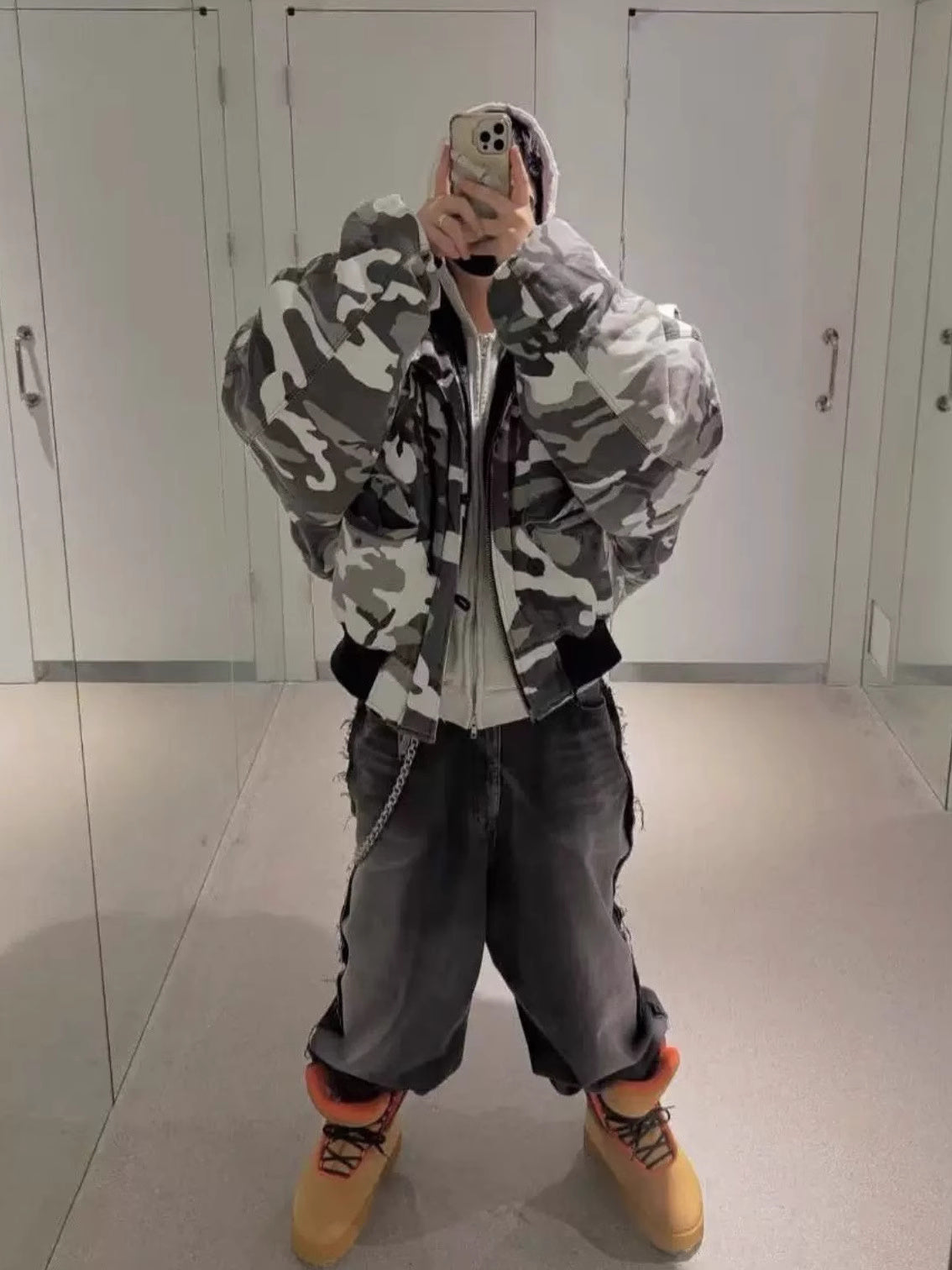 Grailz Projetc Bomber Cammo Jacket