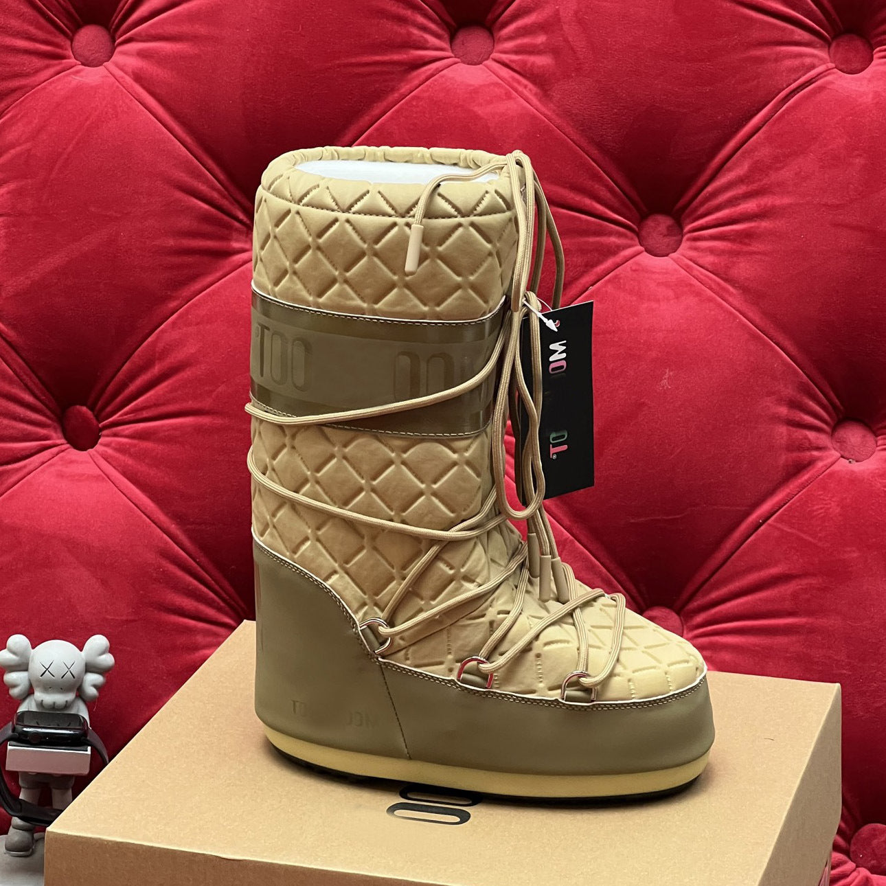 Botas de Nieve con Cordones y Forro de Piel