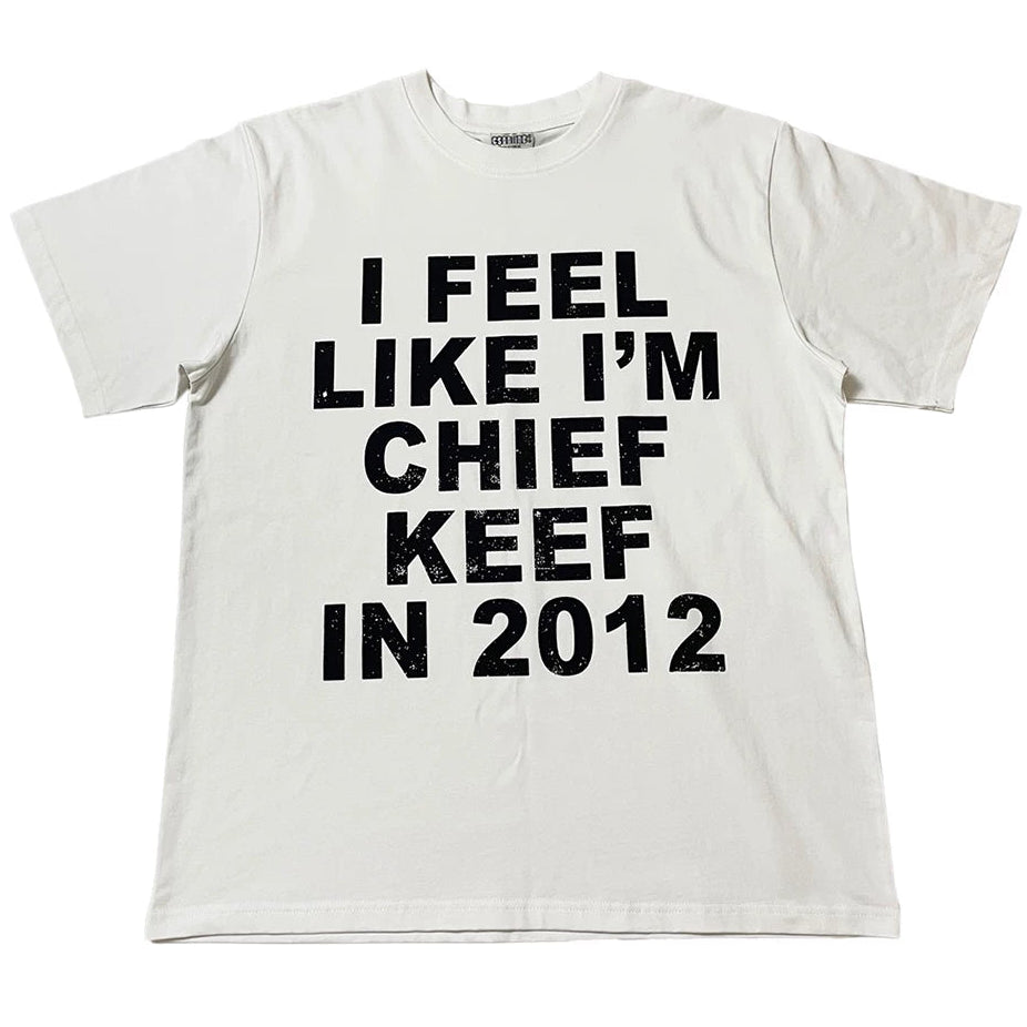 Distressed Slogan Heavyweight Vintage T-Shirt