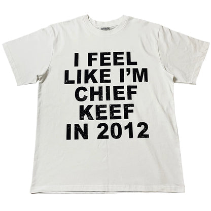 Distressed Slogan Heavyweight Vintage T-Shirt