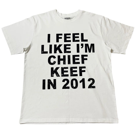 Distressed Slogan Heavyweight Vintage T-Shirt
