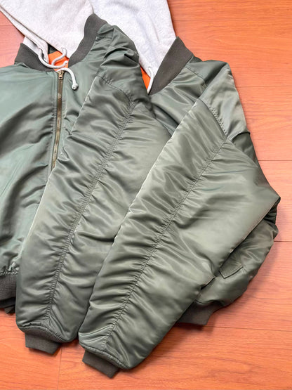 Vetements Green Gray Hooded