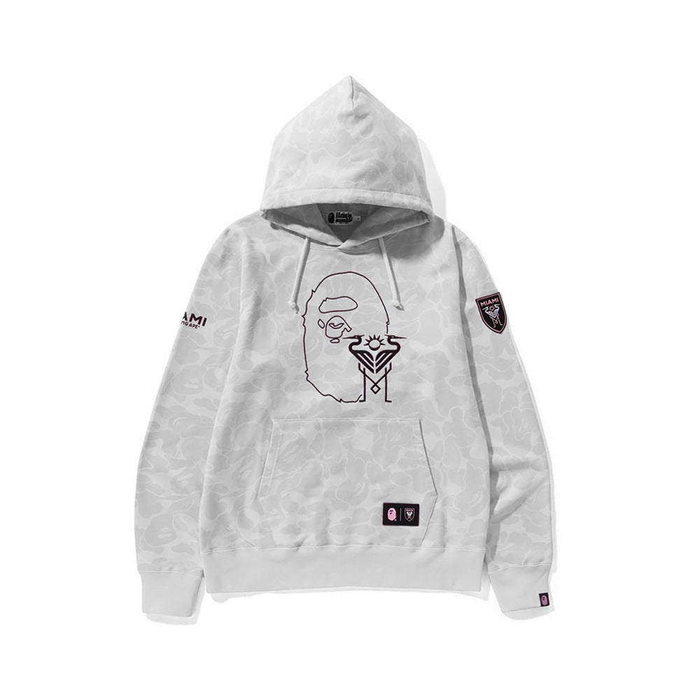 Sudadera con Capucha de Tiburón Bordada 1:1 Estilo Callejero