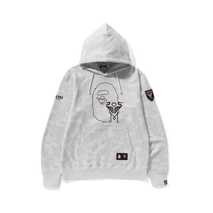Sudadera con Capucha de Tiburón Bordada 1:1 Estilo Callejero