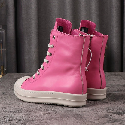 Rick Owens Ramones Leather Pink