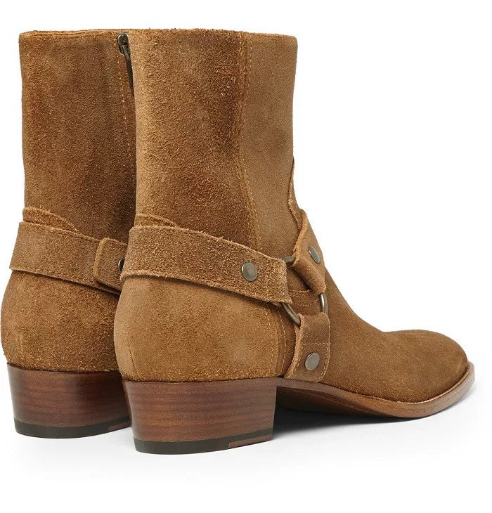 Martens, demi-season suede chelsea, leather fashionable headband English style pointed-toe, European style