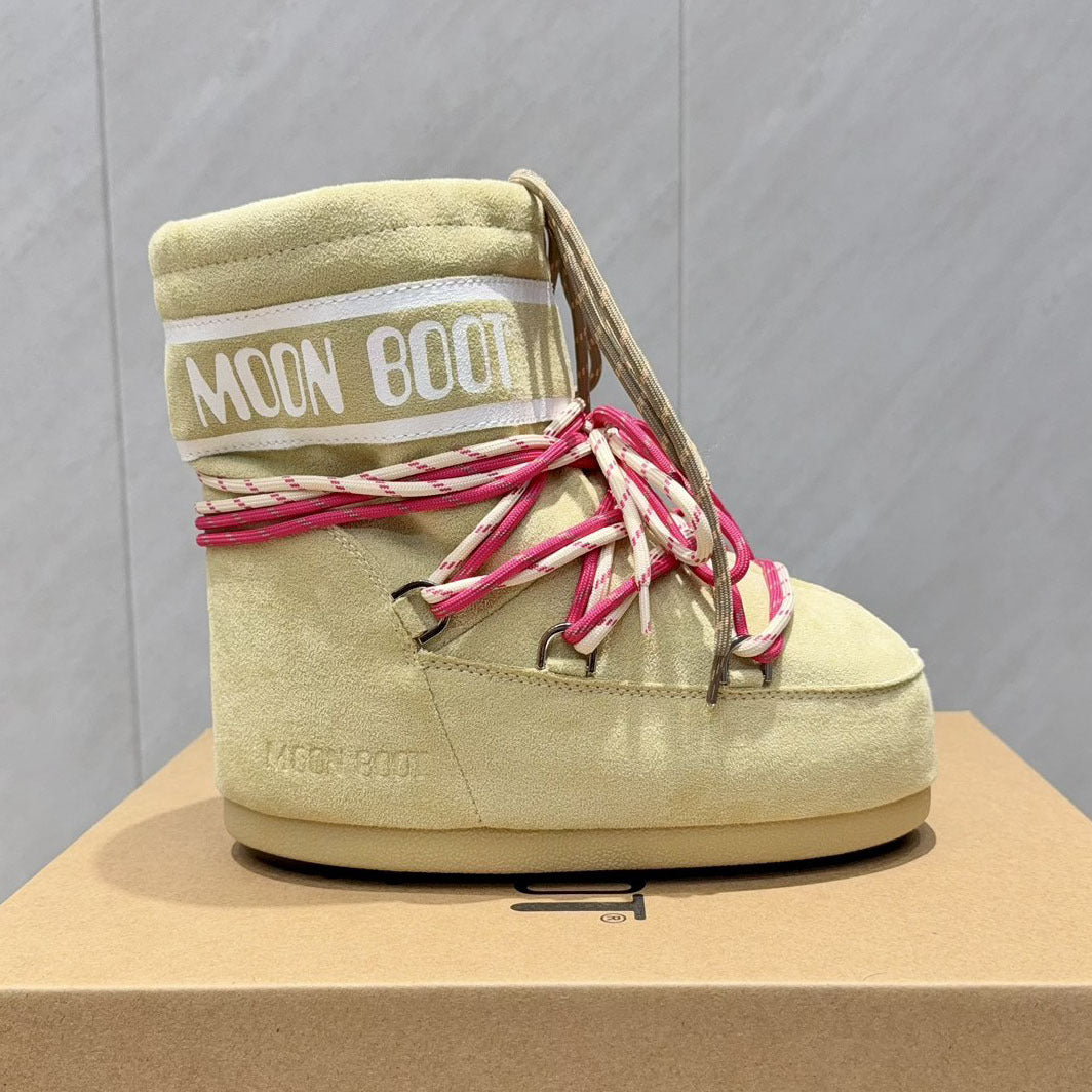 Botas de Nieve de Plataforma con Forro de Piel para Mujer