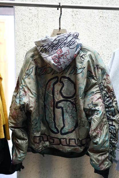 Mowalola Bomber Graffiti Hooded