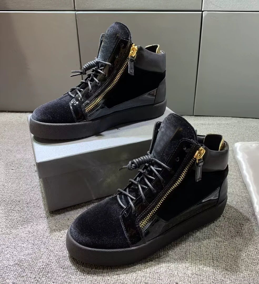 Mujer Botines Cremallera Plana Tachas