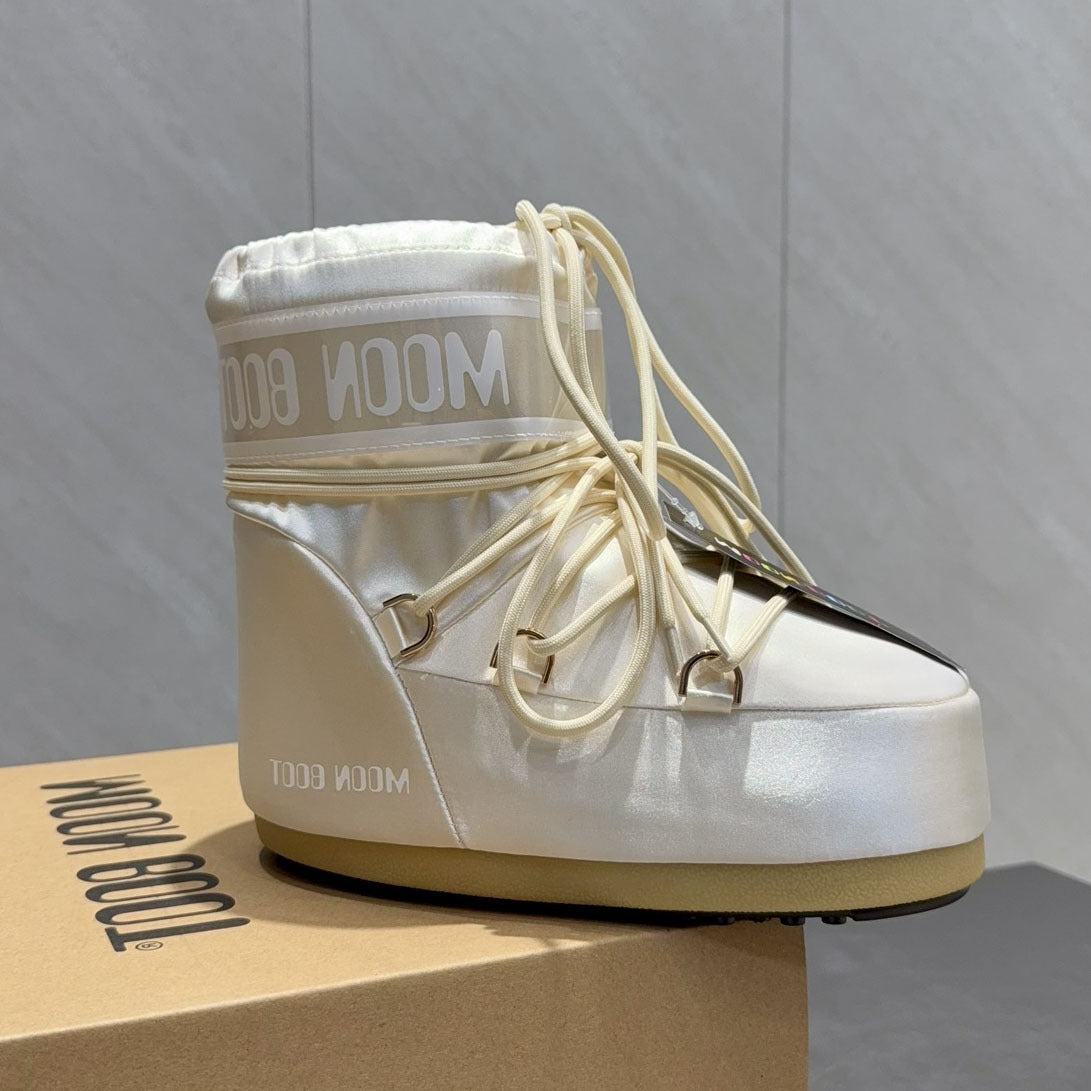 Botas de Nieve de Plataforma con Forro de Piel para Mujer