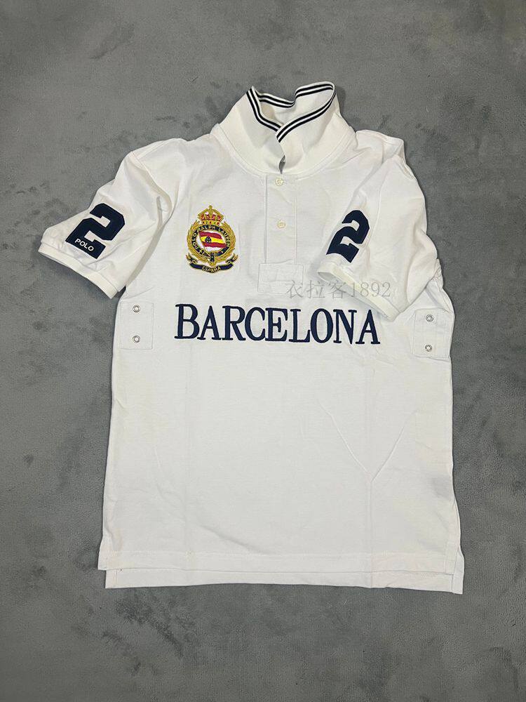 Polo Casual Hombre Manga Corta Bordado