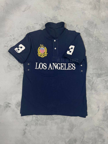 Polo Casual Hombre Manga Corta Bordado