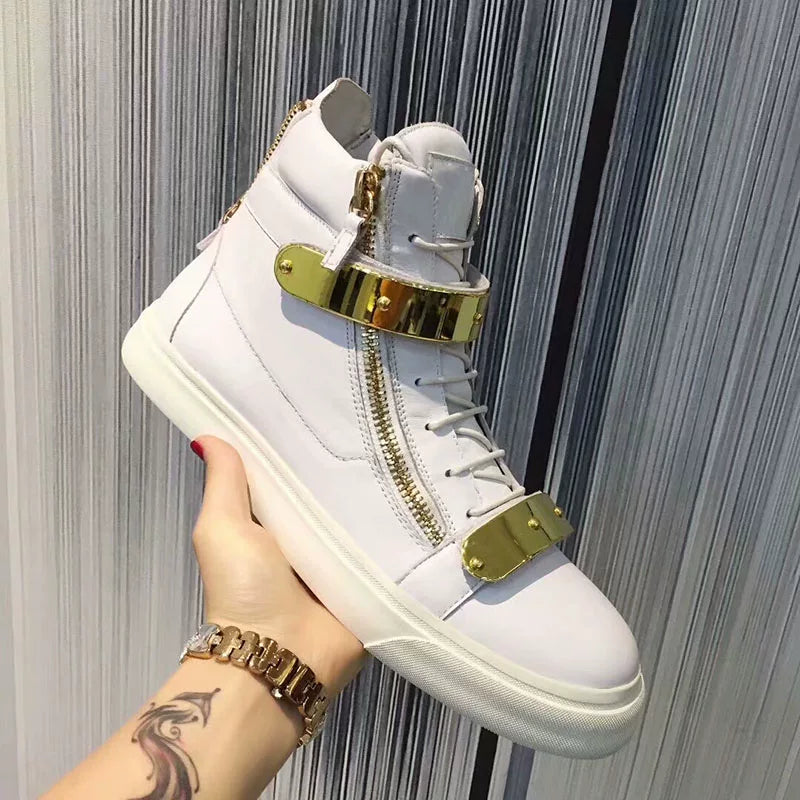 Mujer Botines Cremallera Plana Tachas
