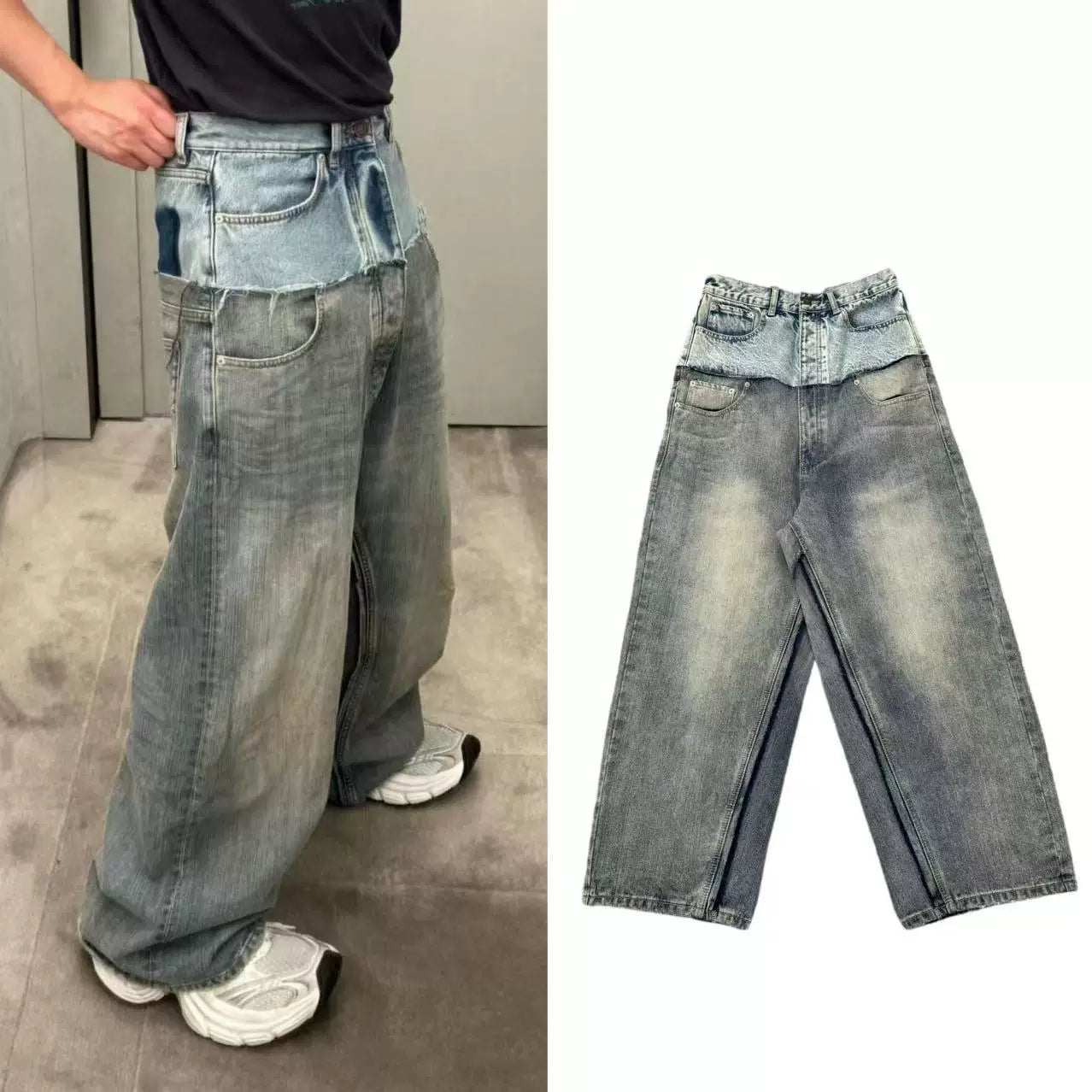 Balenciaga Cut Up Jeans