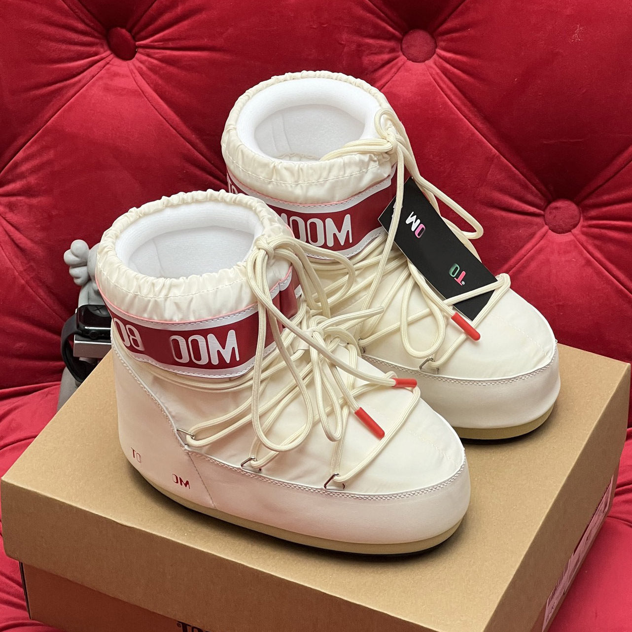 Botas de Nieve de Plataforma con Forro de Piel para Mujer