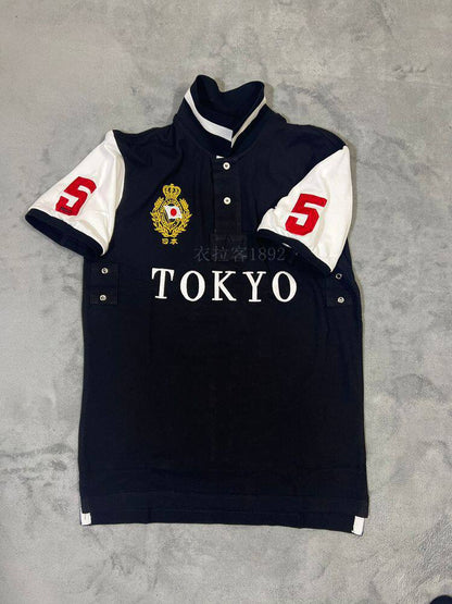 Polo Casual Hombre Manga Corta Bordado