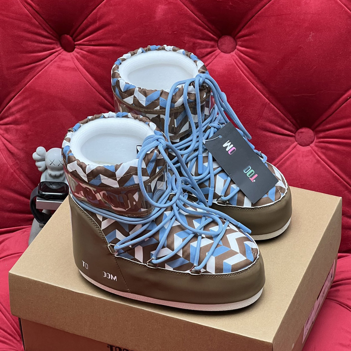 Botas de Nieve de Plataforma con Forro de Piel para Mujer