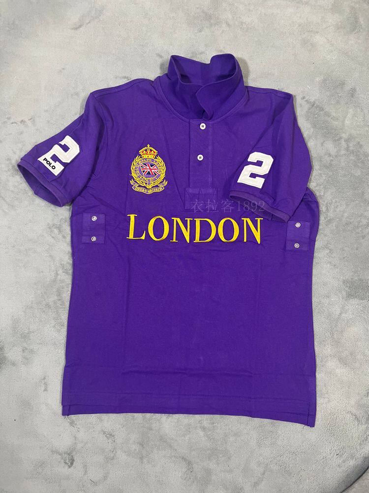Polo Casual Hombre Manga Corta Bordado