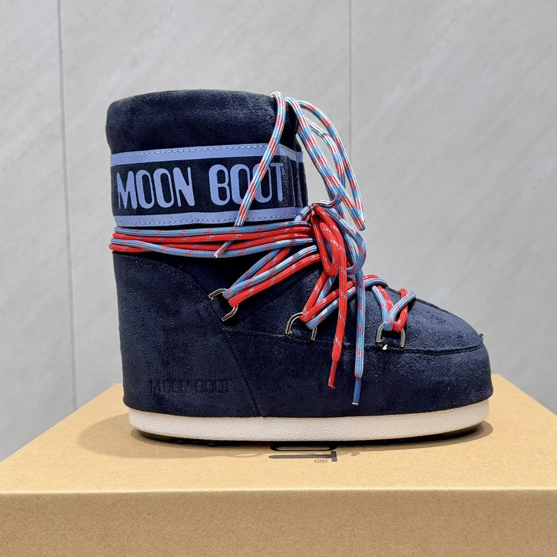 Botas de Nieve de Plataforma con Forro de Piel para Mujer