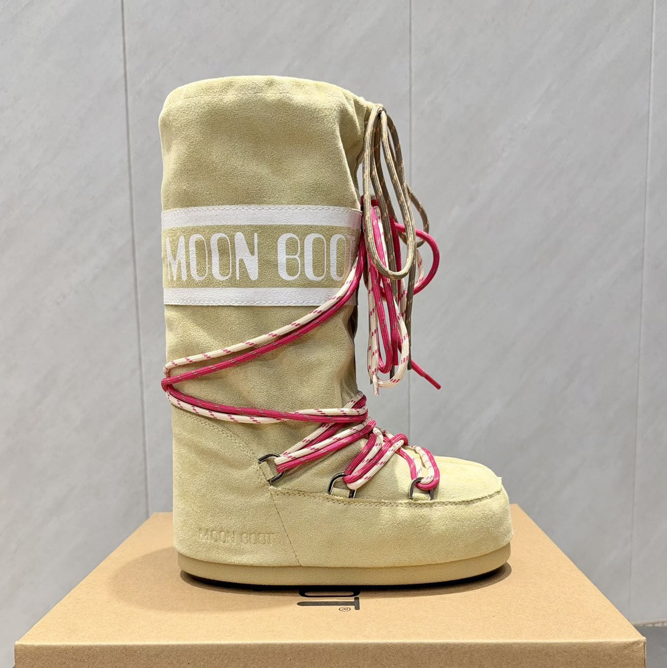 Botas de Nieve con Cordones y Forro de Piel