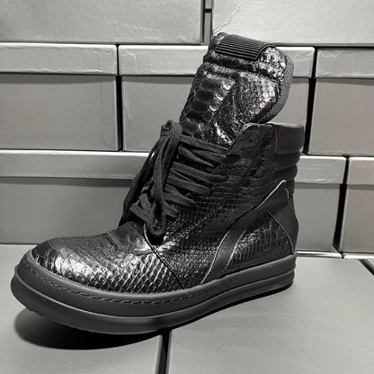 Rick Owens Geobasket Chrome Hearts Reptile