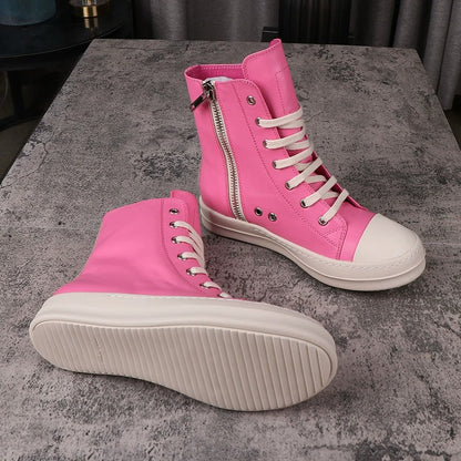 Rick Owens Ramones Leather Pink