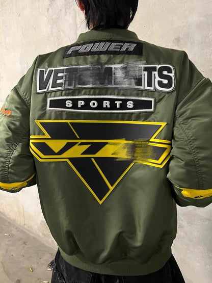 Vetements Alpha Racing Green Bomber