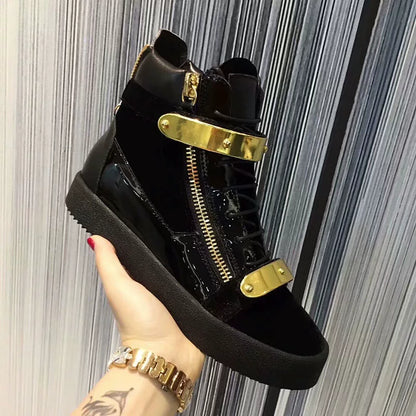 Mujer Botines Cremallera Plana Tachas