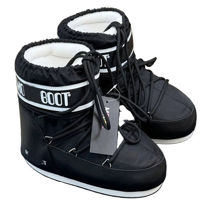 Botas de Nieve de Plataforma con Forro de Piel para Mujer