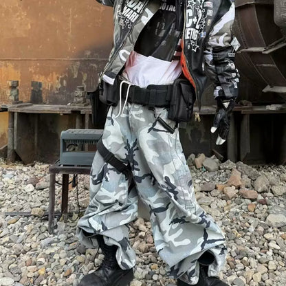 Vetements Cammo Blue Pants