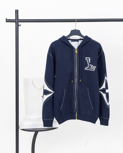 Louis Vuitton Graphic Intarsia Hoodie