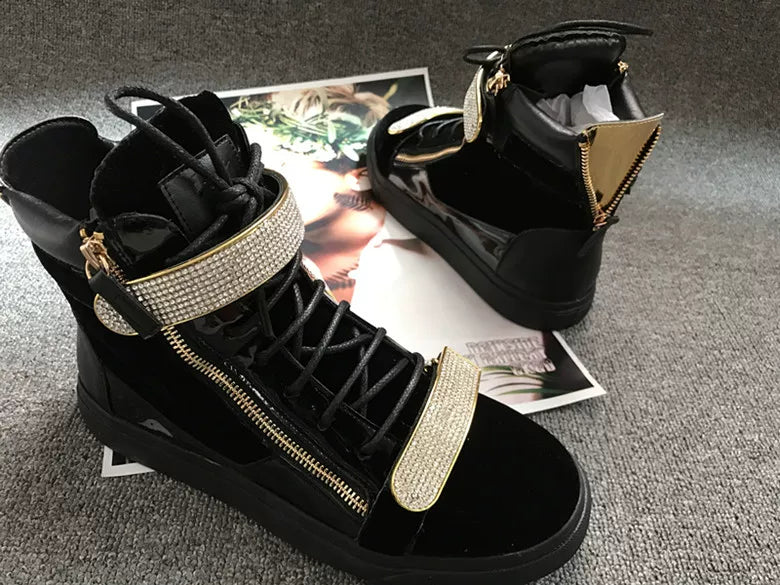 Mujer Botines Cremallera Plana Tachas