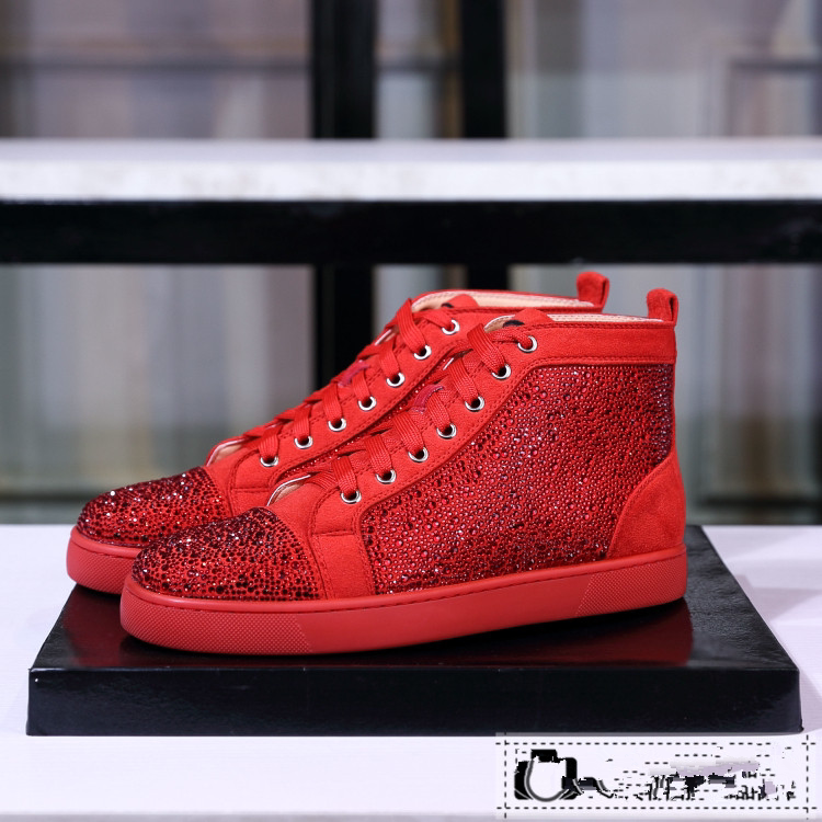 Zapatillas Altas Hombre Cuero Estrás
