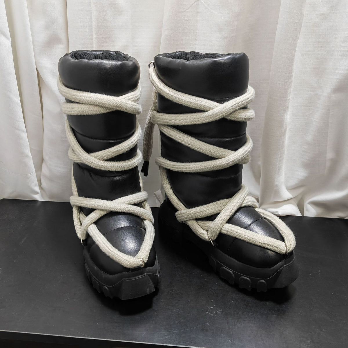 Botas De Nieve Cálidas Invierno Suela Gruesa
