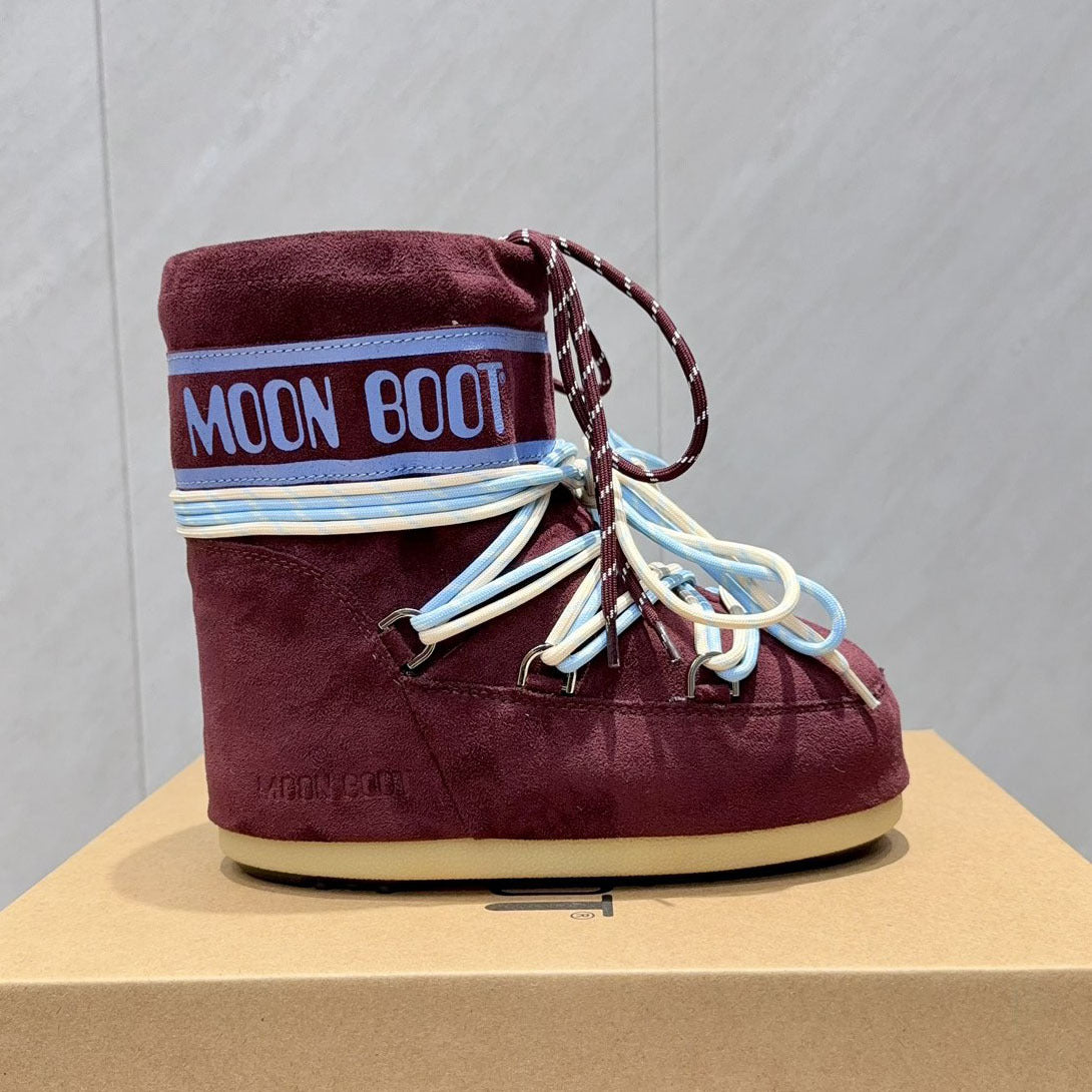 Botas de Nieve de Plataforma con Forro de Piel para Mujer