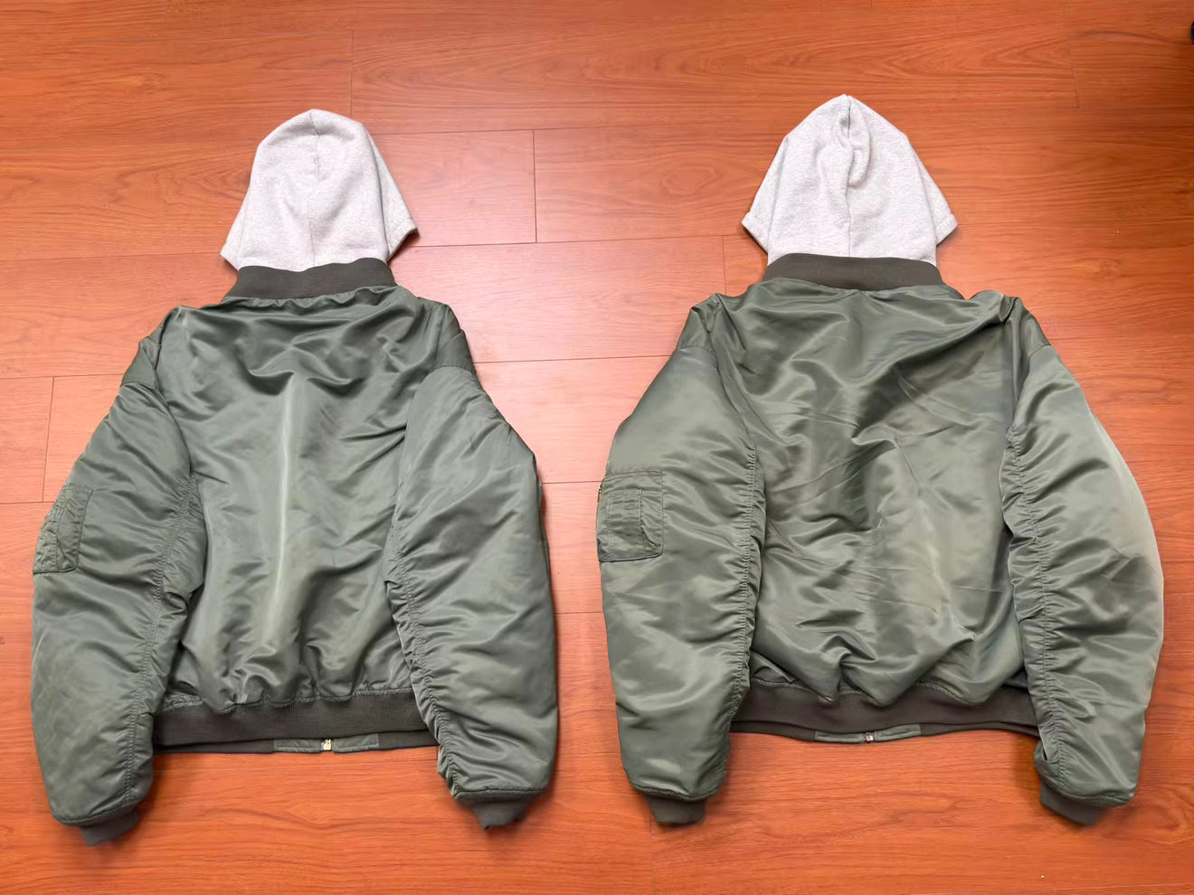 Vetements Green Gray Hooded
