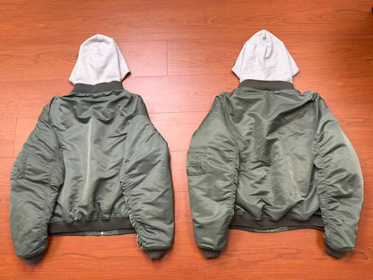 Vetements Green Gray Hooded