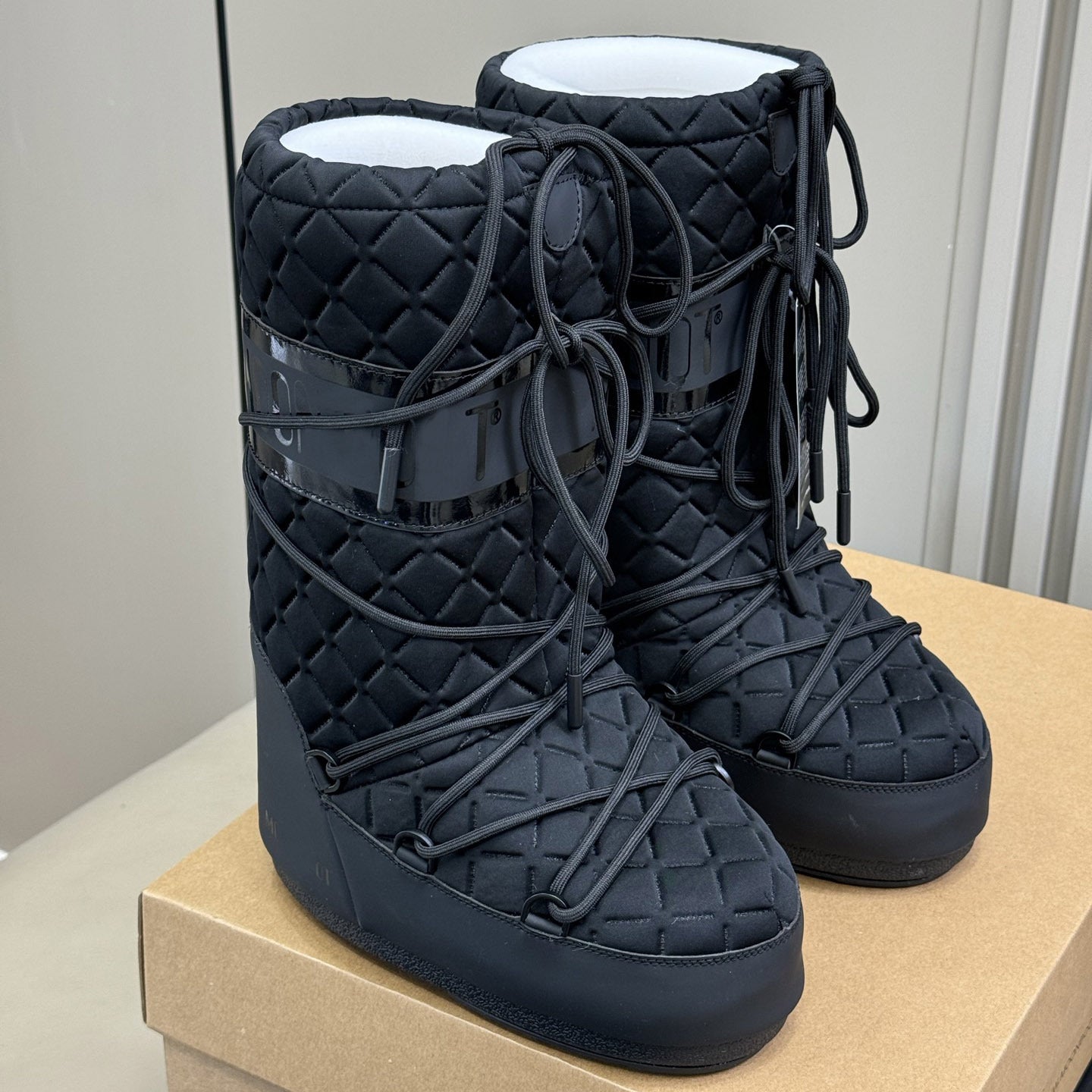 Botas de Nieve con Cordones y Forro de Piel
