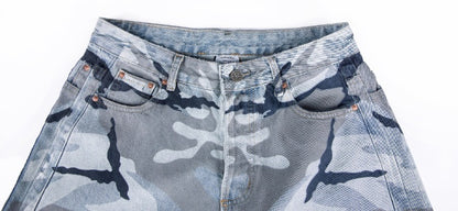 Vetements Cammo Blue Pants