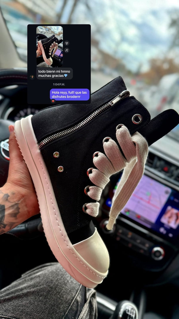 Reseña cliente Rick Owens Ramones