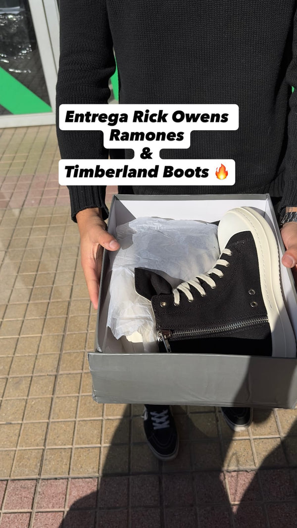 Rick Owens Ramones & Timberland Boots