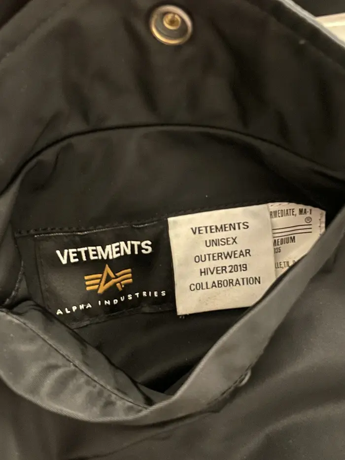 Vetements Alpha Industries Racing Jacket