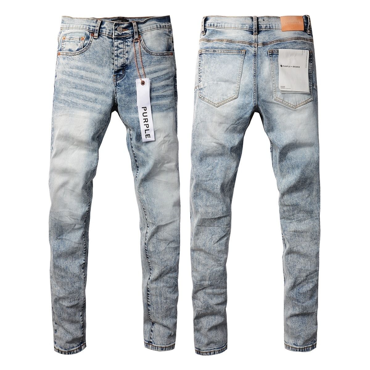 Jeans Slim Rotos Efecto Desgastado Hiphop