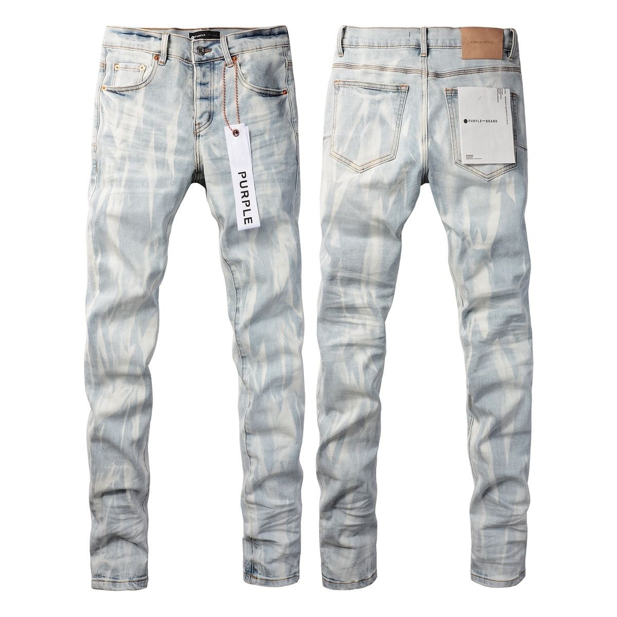 Jeans Slim Rotos Efecto Desgastado Hiphop