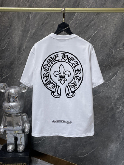 Camiseta Unisex Cruz Sánscrito Parche Metal Luminiscente