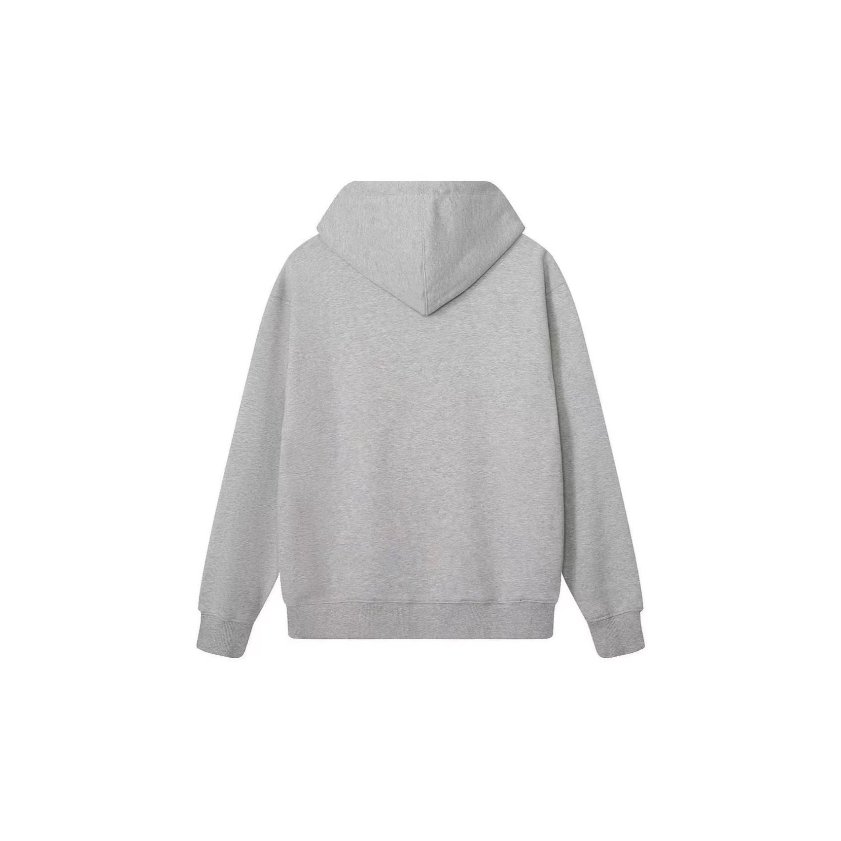 Sudadera Con Capucha Unisex Con Cremallera Bordada