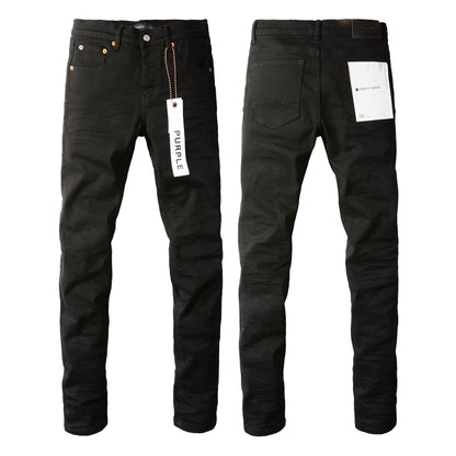 Jeans Slim Rotos Efecto Desgastado Hiphop