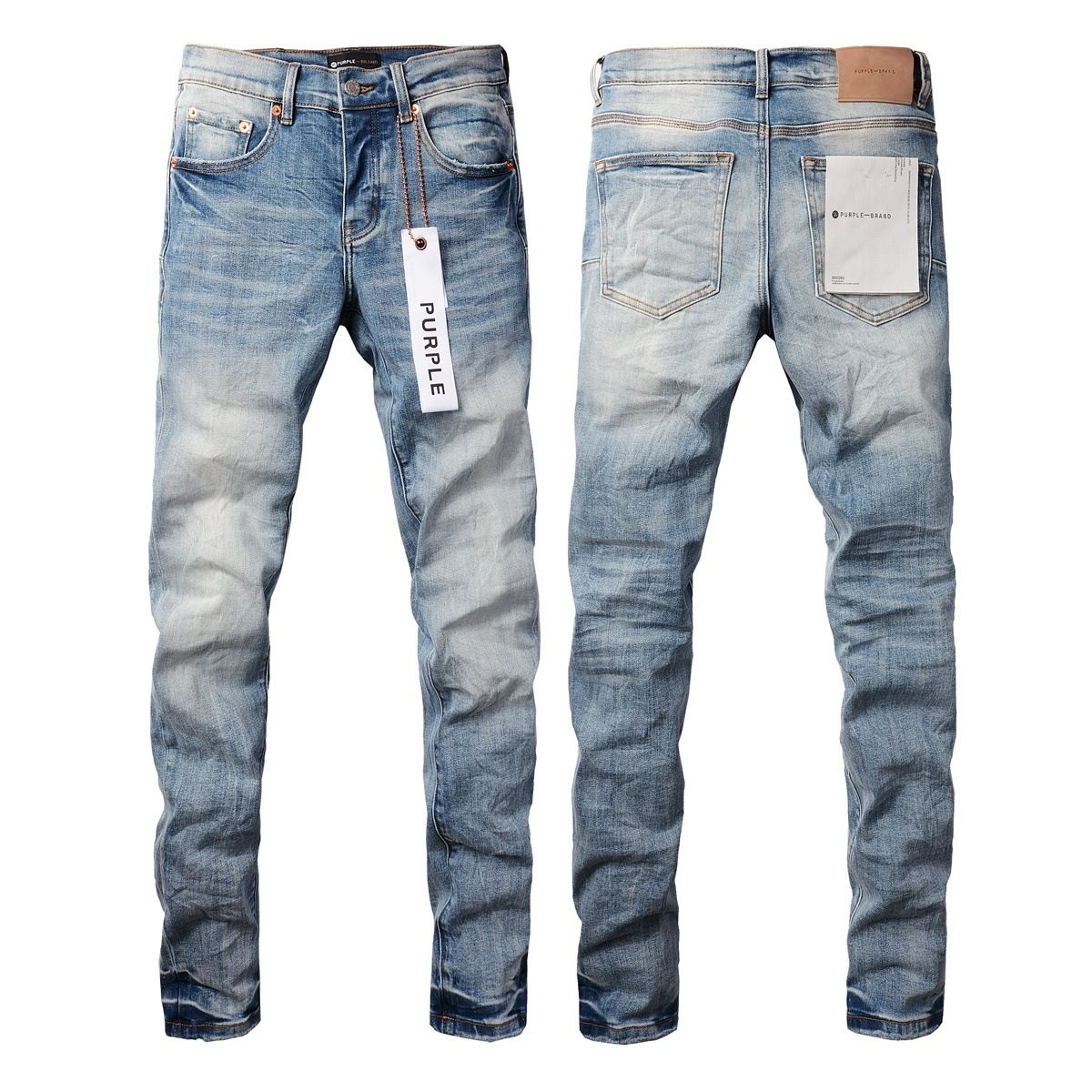 Jeans Slim Rotos Efecto Desgastado Hiphop