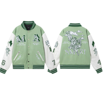 Chaqueta Beisbolera Casual de Mujer